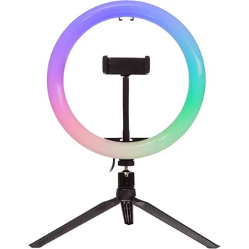 Кольцевая LED лампа DK NNHQ-10 RGB 30см [122020]