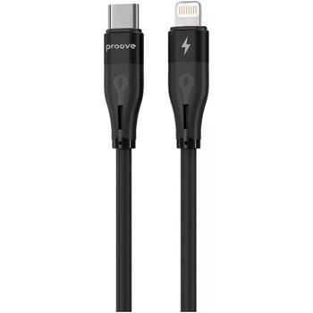 Кабель Proove Soft Silicone Type-C to Lightning 27W 1m Black (CCSO27002101) [130629]