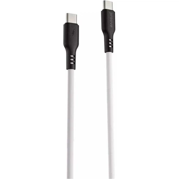 Кабель Proove Rebirth Type-C to Type-С 60W 1m White (CCRE60002202) [130373]