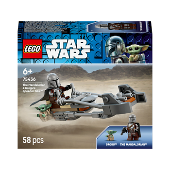 Конструктор Lego Скоростной мотоцикл Мандалорца и Грогу Star Wars 75436