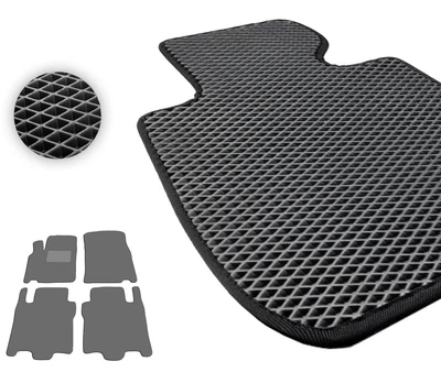 Eva килимки Pro-Eco Black для Chrysler Pacifica (mkI)(1-2 ряд) 2004-2008 (PE 6090268)