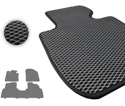 Eva коврики Pro-Eco Black для Kia Sorento (mkIII) 2015-2020 (PE 6008517)