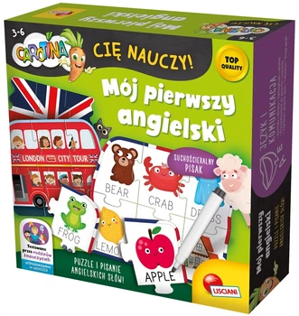 Zestaw edukacyjny Lisciani Carotina Mój Pierwszy Angielski (8008324112883)