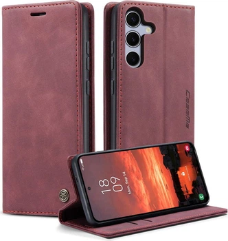 Чохол-книжка з магнітом Samsung Galaxy S25 FE S731 CaseMe Wine (43490-42)