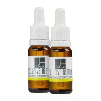 Восстановительные капли с ресвератролом Dr. Kadir Exclusive Restore Skin Revitalizing Resveratrol Drops 2x10 мл