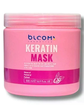 Маска для глубокого кондиционирования волос BLOOM с кератином 500 мл