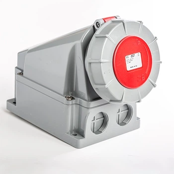 Вилка кабельная 63A, 220V, 2P+E, IP67, IDE (2651)