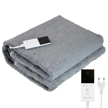 Электроодеяло (5 режимов) Warm Home 150x120 YD-008 KO-HAIR Grey