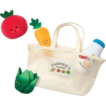Мультисенсорная игрушка-корзина для еды Melissa&Doug разноцветный (5 предметов/текстиль) (MD30730)