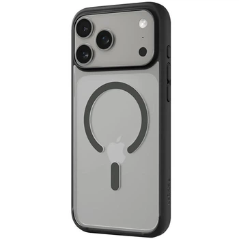 Чехол на Apple iPhone 17 Pro / для айфон 17 про прозрачный Черный