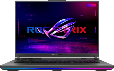 Ноутбук ASUS ROG Strix G18 (2025) G814PM-S8120 (90NR0L28-M00670) Eclipse Gray / 18" IPS WUXGA 144 Гц / AMD Ryzen 9 8940HX / RAM 16 ГБ / SSD 512 ГБ / RTX 5060, 8 ГБ (TDP 115 Вт) / Per-Key RGB Підсвітка клавіатури / Зарядка по USB