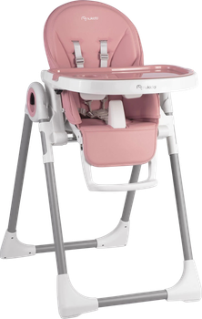 Стільчик для годування Nukido Belo зі столиком рожевий (5903890611514)