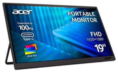 Монитор 18.5" PM191QEbmiuux (UM.XP1EE.E01) Black Acer 000336000
