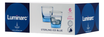 Склянка Luminarc STERLING ICE BLUE /НАБІР/6х300 мл низьк.