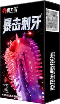 Презервативи Pleasure More пухирчасті з ароматом банана 10 шт (ROZ6501053692)