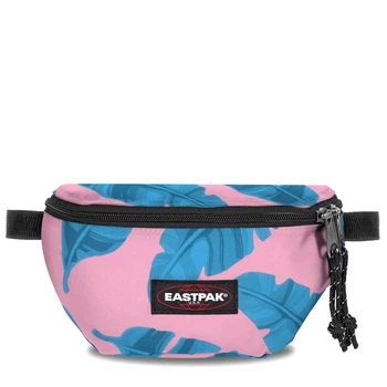 Сумка на пояс унисекс бананка Eastpak Springer EK074C12 Brize Leaves Pink EK074 C12