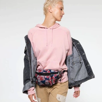 Сумка на пояс бананка унисекс Eastpak EK69E A90 Page Pouch Charming Pink EK69EA90