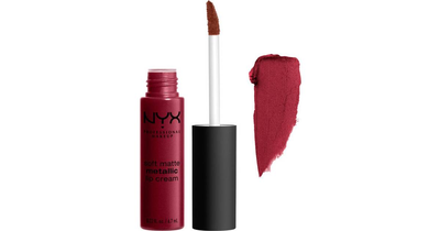 Кремовая металлическая матовая помада NYX Cosmetics Soft Matte Metallic Lip Cream SMMLC11 Madrid