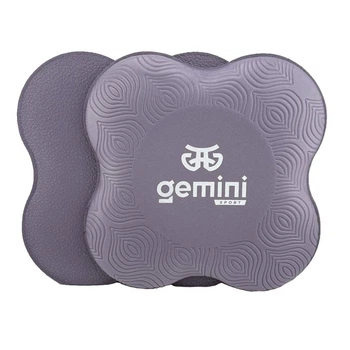 Підставка під коліно та лікоть для йоги та фітнесу Gemini 2шт сірий