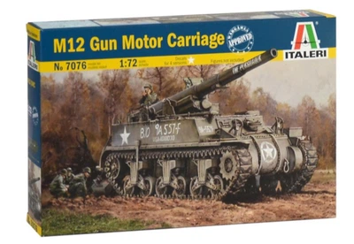 Збірна модель 1/72 САУ M12 Gun Motor Carriagе Italeri 7076