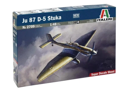 Збірна модель 1:48 літак Ju 87 D-5 Stuka Italeri 2709