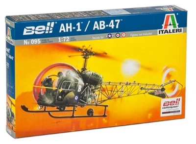 Збірна модель 1/72 невеликий вертоліт AH.1/AB - 47 Italeri 0095