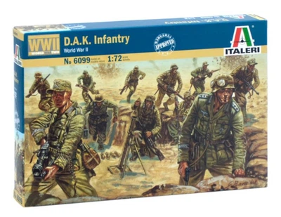 Збірна модель 1/72 німецька піхота D.A.K. Italeri 6099