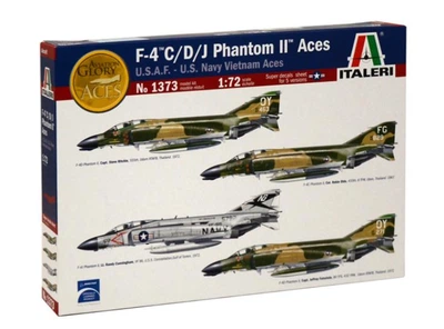 Збірна модель 1:72 винищувач F-4 C/D/J PHANTOM II ACES USAF-US Navy Vietnam ACES Italeri 1373