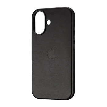 Чохол Leather Case MagSafe протиударний для iPhone 16 чорний