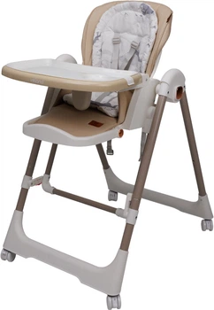 Стілець-гойдалка для годування дитини 2 в 1 Velano Nomi Beige (4820296760169)
