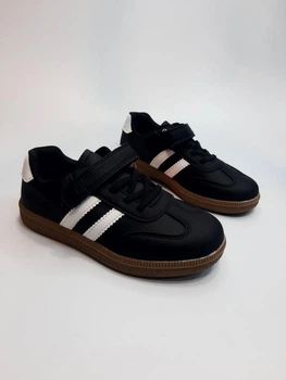 Кеды для мальчика Apawwa 5054 Р black черные р.34-21 см