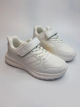 Кроссовки Clibee 698-2 white белые р.34-21 см