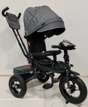 Велосипед 3-х колесный 6088 F – 980-66 Best Trike надувные колеса, фара, USB, Bluetooth, пульт, в коробке (6989151361137)