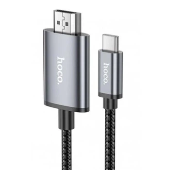 Перехідник Hoco UA27 Type-C - HDMI 4K 2m Black