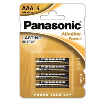 Батарейка Panasonic Alkaline Power щелочная AAA блистер, 4 шт (LR03REB/4BPR)
