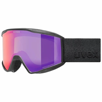 Маска UVEX blast FM Black Matt DL/Ruby-Clear для лиж та сноуборду (S3)