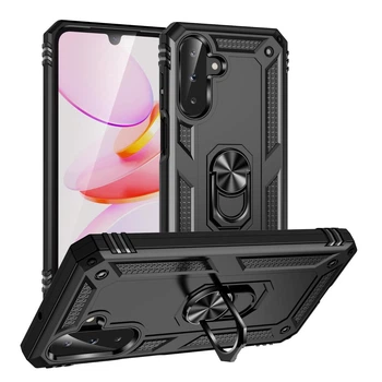 Чехол Shield для Samsung Galaxy A17 / A175 бампер противоударный с подставкой кольцом Black