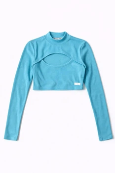 Топ Missguided TJF27561 36 блакитний