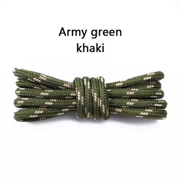 Шнурки круглые для обуви Shoelaces 140 см Army green khaki