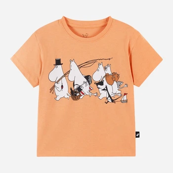 Детская футболка для мальчика Reima Moomin Gosa 5200430B-26C0 104 см Оранжевая (6438557347639)
