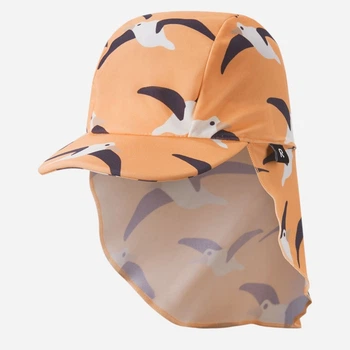 Детская кепка с защитой шеи для мальчика Reima Kilpikonna 5300154D-26C1 52/54 см Оранжевая (6438557322810)
