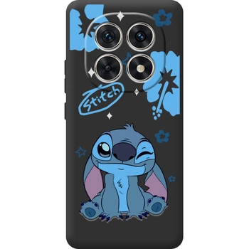 Силиконовый Черный Чехол с Картинкой для Xiaomi Redmi Note 15 5G Принт (Стич, Stitch) (70072-ysb012)