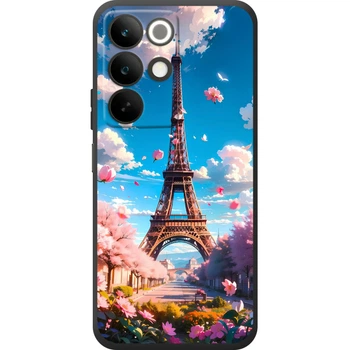Силиконовый Чехол с Картинкой для Realme C85 Принт (Париж, Эйфелева Башня) (70193-ysm035)