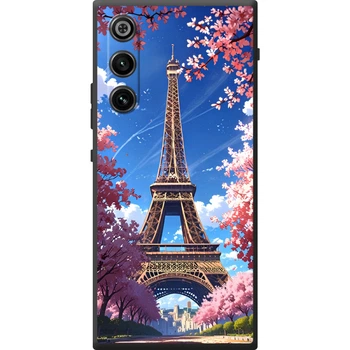 Силиконовый Чехол с Картинкой для ZTE Nubia Red Magic 10 Air Принт (Париж, Эйфелева Башня) (69803-ysm036)