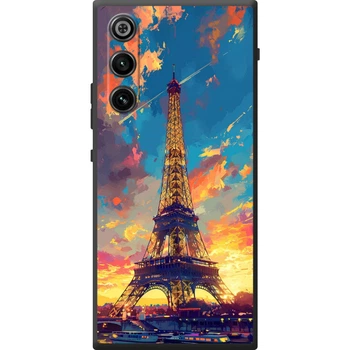 Силиконовый Чехол с Картинкой для ZTE Nubia Red Magic 10 Air Принт (Париж, Эйфелева Башня) (69803-ysm038)