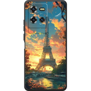 Силиконовый Чехол с Картинкой для Oukitel WP50 Принт (Париж, Эйфелева Башня) (70044-ysm037)