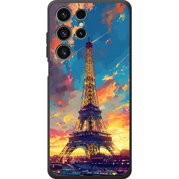 Силиконовый Чехол с Картинкой для Oukitel C1 Pro Принт (Париж, Эйфелева Башня) (70052-ysm038)