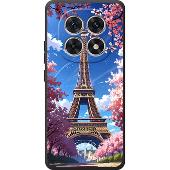 Силиконовый Чехол с Картинкой для Xiaomi Poco M8 Принт (Париж, Эйфелева Башня) (70321-ysm036)