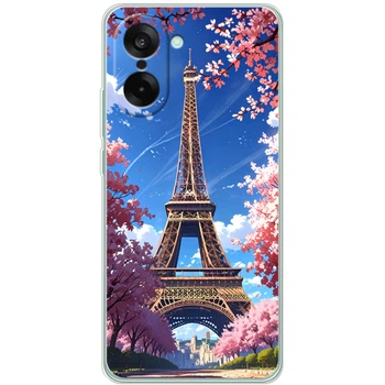 Силіконовий Чохол з Картинкою для OnePlus Nord CE 5 Принт (Париж, Ейфелева Вежа) (69922-ysm036)