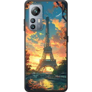 Силиконовый Чехол с Картинкой для Blackview A85 Принт (Париж, Эйфелева Башня) (69753-ysm037)